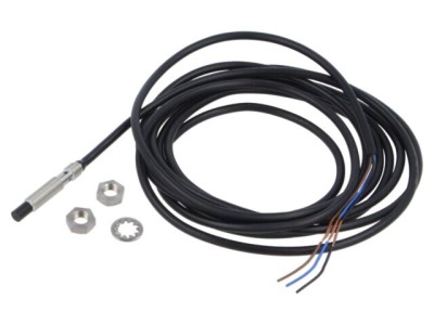 Senzor inductiv OMRON E2E 0-3mm PNP NO 10-30V IP67 M5 cablu 2m foto