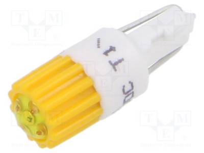 Lampă LED T5 galbenă 24V DC plastic CML Innovative Technologies foto