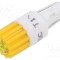 Lampă LED T5 galbenă 24V DC plastic CML Innovative Technologies