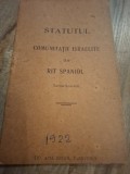 Statutul Comunității Israelite de Rit Spaniol - Rit Spaniol