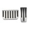 Ornamente inox pedale Tesla Model S, Model X an fabricatie 2012 - 2021