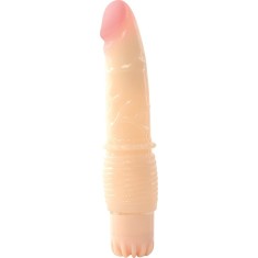 Vibrator Haos 8.5, Multispeed, PVC, Natural, 20 cm