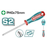 Surubelnita PHILLIPS TOTAL - PH0 - 3.0 - 75MM -INDUSTRIAL