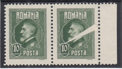 1926 LP 74 A 60 a ANIVERSARE DE VARSTA A REGELELUI FERDINAND EROARE PERECHE MNH foto