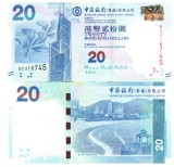 Hong Kong 20 Dolari 2010-11 P-341 UNC