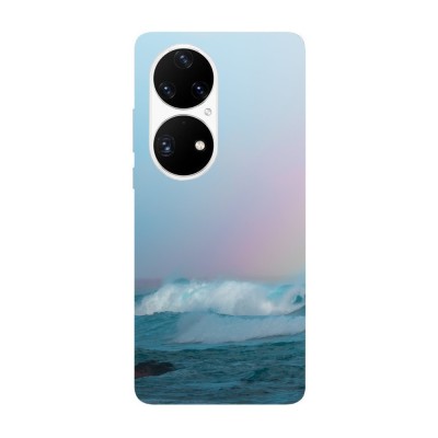 Husa compatibila cu Huawei Nova Y70 model Ocean waves, Silicon, TPU, Viceversa foto