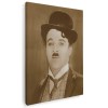 Tablou retro Charlie Chaplin actor, alb, negru 1502 Tablou canvas pe panza CU RAMA 60x80 cm