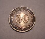 Germania 50 Pfennig 1876 A Superba Piesa de Colectie, Europa