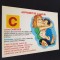 Carte poștală vintage umoristică franțuzească - &#039;Alphabet de l&#039;amour: C comme Caresses&#039;, anii &#039;70