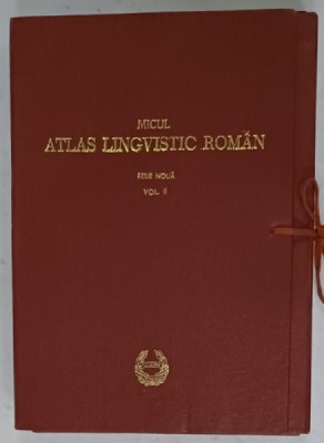 ATLAS LINGVISTIC ROMAN , SERIE NOUA , VOLUMUL II , 1967 foto