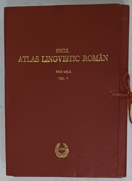 ATLAS LINGVISTIC ROMAN , SERIE NOUA , VOLUMUL II , 1967