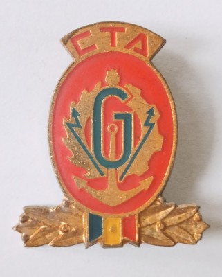 INSIGNA CTA GENIU 31/28 MM CENTRU TEHNICO APLICATIV EMAIL RECE ( CITITI DESCRIEREA ) foto