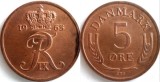 Danemarca 1968 - 5 ore, circulata