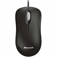 Mouse Microsoft Basic Optical, USB, Negru, Bulk foto