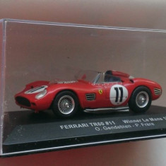 Macheta Ferrari TR60 #11 castigator Le Mans 1960 - IXO 1/43