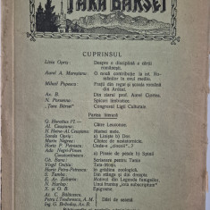 Carte veche Revista Tara Barsei 1936 / Septembrie-Octombrie