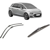 Cumpara ieftin Set 3 stergatoare CITROEN C4 GRAND PICASSO II (DA_, DE_) 2013-2018, parbriz si luneta, Bosch Twin-Aerotwin