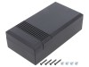 Carcasă Universală Ventilată ABS SUPERTRONIC - Neagră, Dimensiuni 67x125x40mm, Cod PP048N-S