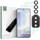 Set 2 Folii Ecran si 1 Folie Camera Tech-Protect Supreme pentru Samsung Galaxy S24+ Plus Transparent