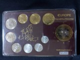 Seria completata monede - Slovenia 1992-2005 9 monede + medal