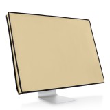 Husa pentru monitor de 27-28 inch, Kwmobile, Bej, Textil, 44635.11