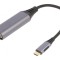 Adaptor USB 3.0 D-Sub 15pin USB C 0,15m Negru