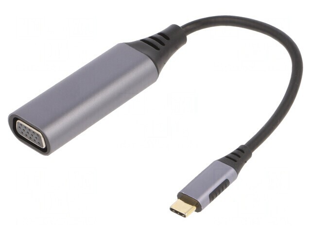 Adaptor USB 3.0 D-Sub 15pin USB C 0,15m Negru