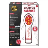 Microfon Karaoke Jucărie, 20 De C&acirc;ntece, Funcționează Cu Baterii, Multicolor, V&acirc;rstă 3+ Ani, Oem
