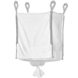 Sac gradina Big Bag cu evacuare inferioara, 1300 L, 1000 kg, alb