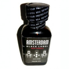 poppers AMSTERDAM BLACK LABEL 24ml - stimulent sexual / aroma de camera foto