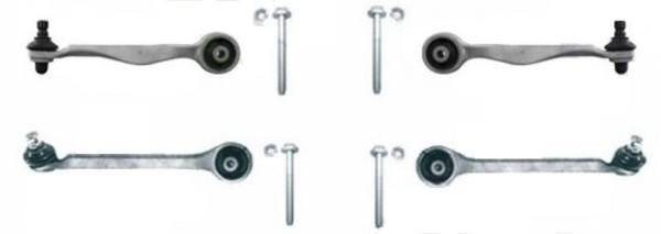 Kit brate suspensie / directie Audi A6 C5 (01.1997 - 01.2005) - 4 piese QWP WSS666