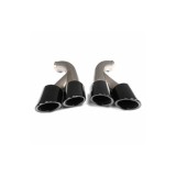 Ornament de toba compatibil Porsche Cayenne 92A Facelift (10/2014-2017) GTS Design -Negru Cod:D106 Automotive TrustedCars