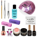 Cumpara ieftin Kit Unghii Gel LUXORISE Prestige Nails + Lampa UV / LED