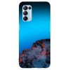 Husa compatibila cu Oppo A76 model Mountain sunset, Silicon, TPU, Viceversa, Transparent, Carcasa