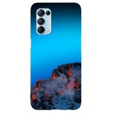 Husa compatibila cu Oppo A5 (2020) model Mountain sunset, Silicon, TPU, Viceversa, Transparent, Carcasa
