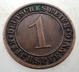B.234 GERMANIA WEIMAR 1 REICHSPFENNIG 1934 A