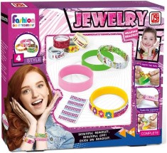 Set creativ pentru creat bratari cu accesorii incluse, +6 ani