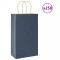vidaXL Pungi de h&acirc;rtie 250 buc cu m&acirc;nere Albastre 21x11x36 cm