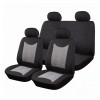 Set Huse Scaune Auto pentru Seat Ateca - RoGroup Sueden-Polyester, cu fermoare pentru bancheta rabatabila, 9 piese