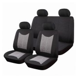 Set Huse Scaune Auto pentru Alfa Romeo Giulia - RoGroup Sueden-Polyester, cu fermoare pentru bancheta rabatabila, 9 piese