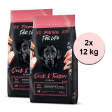 Fitmin dog For Life Duck &amp;amp; Turkey 2 x 12 kg