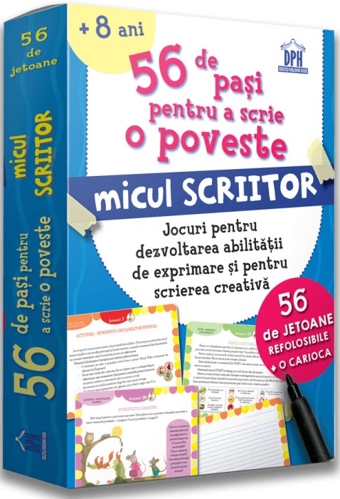 56 De Pasi Pentru A Scrie O Poveste - Micul Scriitor, Adriana Mitu - Editura DPH
