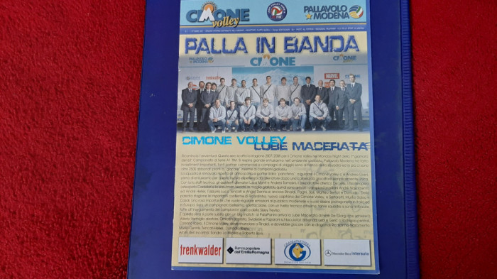 program Pallavalo Modena - Marche Macerata