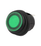 Intrerupator ROCKER SPST 2 pozitii OFF-ON cu retinere 20A/14VDC LED, Sci