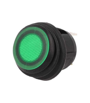 Intrerupator ROCKER SPST 2 pozitii OFF-ON cu retinere 20A/14VDC LED foto