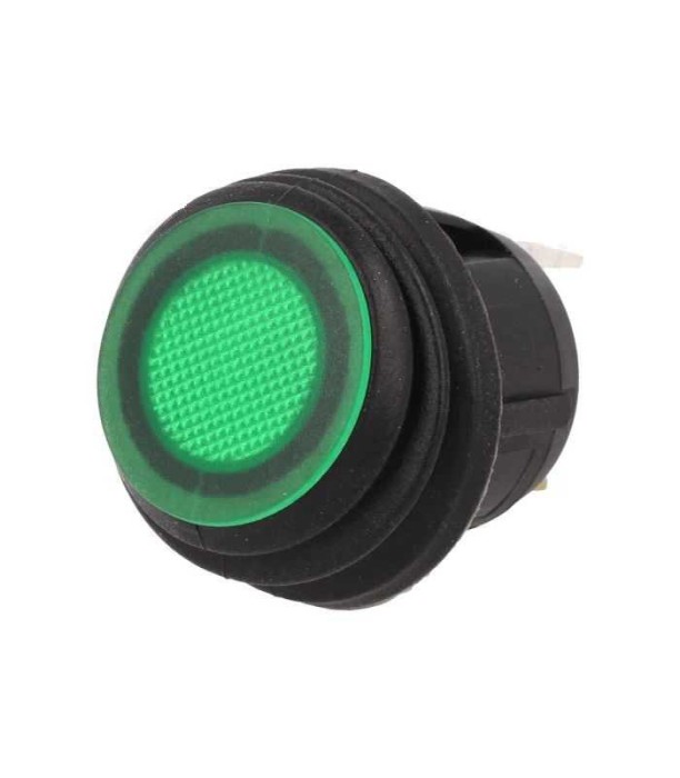 Intrerupator ROCKER SPST 2 pozitii OFF-ON cu retinere 20A/14VDC LED