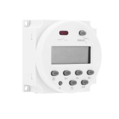 Timer 2 12V CN101A cu afișaj LCD digital și releu de comutare programabil, 16A CN101