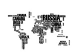 Cumpara ieftin Sticker decorativ, World Map, 190 cm, 757STK