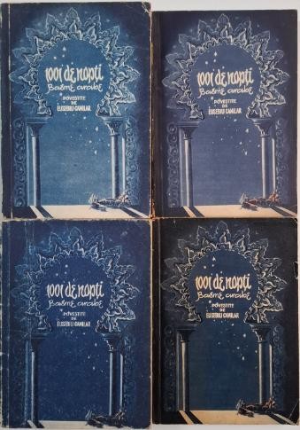 1001 de nopti. Basme arabe povestite de Eusebiu Camilar (4 volume) (coperta putin uzata)