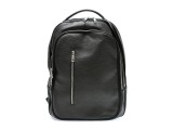 Rucsac MARIO FERRETTI negru, BB73, din piele naturala